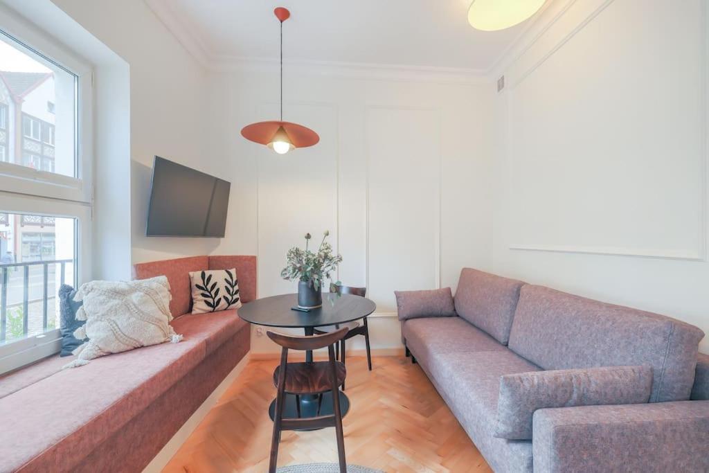 Modern Apartment In City Centre Gdansk Bagian luar foto